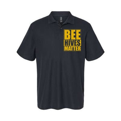 Bee Hives Matter Softstyle Adult Sport Polo