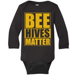 Bee Hives Matter Baby Long Sleeve Bodysuit