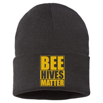 Bee Hives Matter Sustainable Knit Beanie