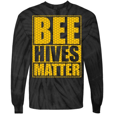 Bee Hives Matter Tie-Dye Long Sleeve Shirt