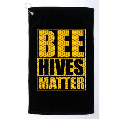 Bee Hives Matter Platinum Collection Golf Towel