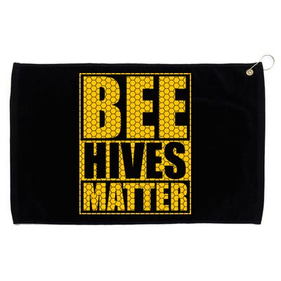 Bee Hives Matter Grommeted Golf Towel