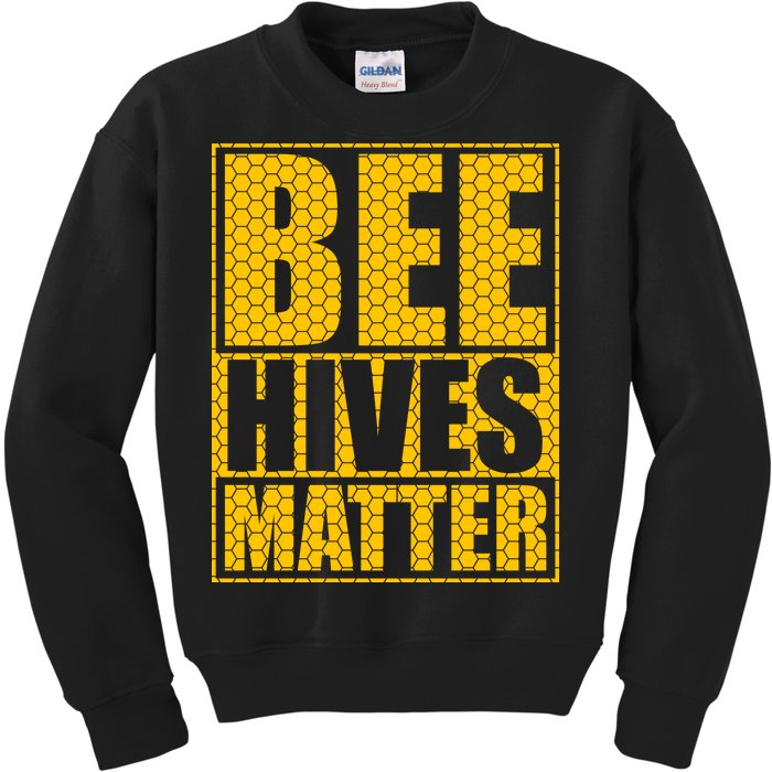 Bee Hives Matter Kids Sweatshirt