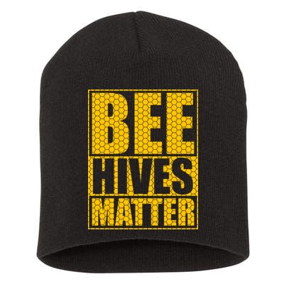 Bee Hives Matter Short Acrylic Beanie