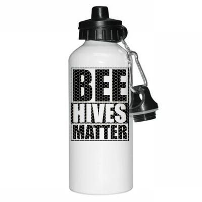 Bee Hives Matter Aluminum Water Bottle