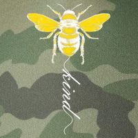 Bee Kind Bumblebee Script Legacy Tie Dye Trucker Hat