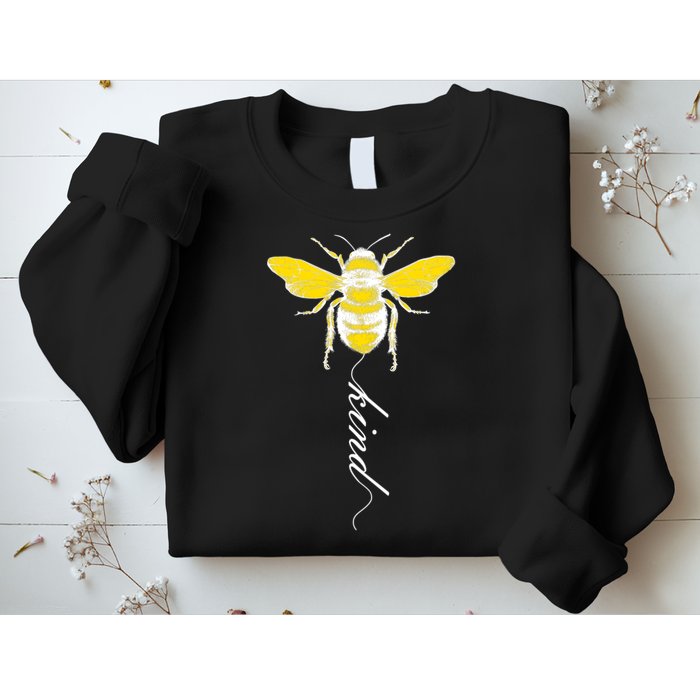 Bee Kind Bumblebee Script Sweatshirt