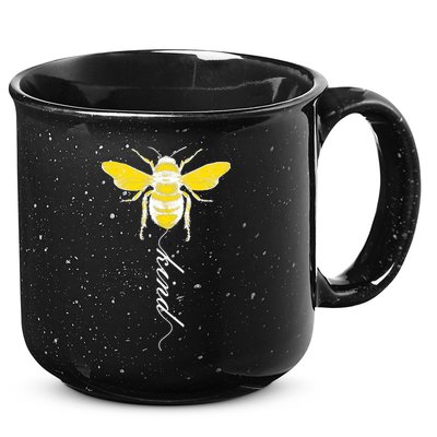 Bee Kind Bumblebee Script 15oz Campfire Ceramic Mug