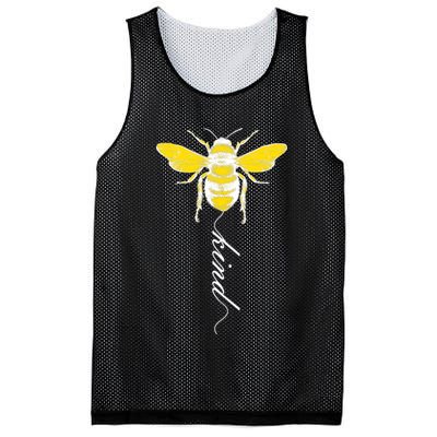 Bee Kind Bumblebee Script Mesh Reversible Basketball Jersey Tank