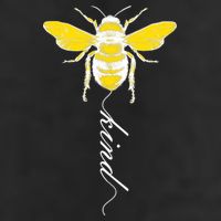 Bee Kind Bumblebee Script Large Microfiber Waffle Golf Towel