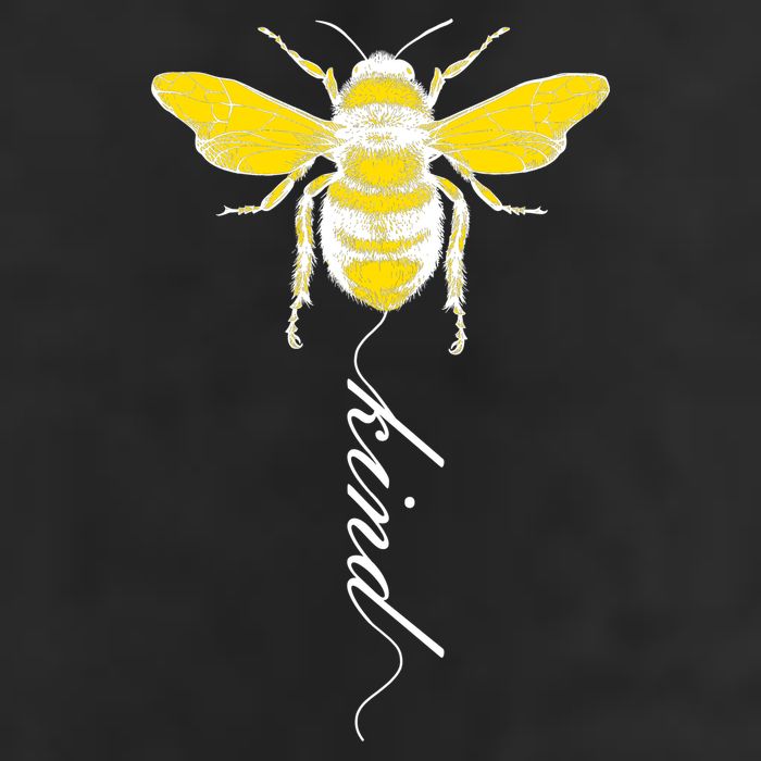 Bee Kind Bumblebee Script Large Microfiber Waffle Golf Towel