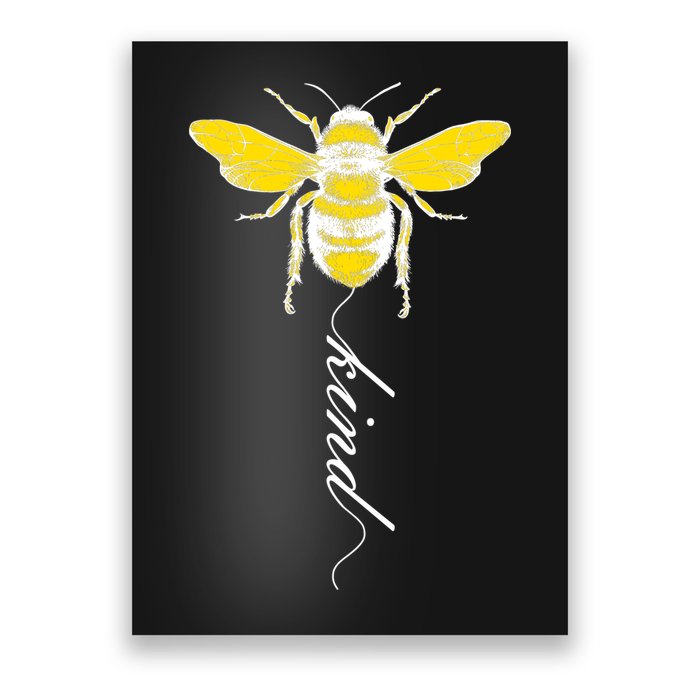 Bee Kind Bumblebee Script Poster