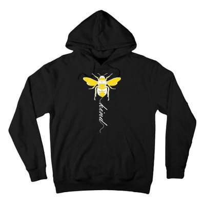 Bee Kind Bumblebee Script Tall Hoodie