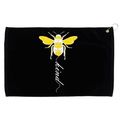 Bee Kind Bumblebee Script Grommeted Golf Towel