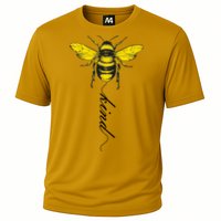 Bee Kind Bumblebee Script Performance Shirt