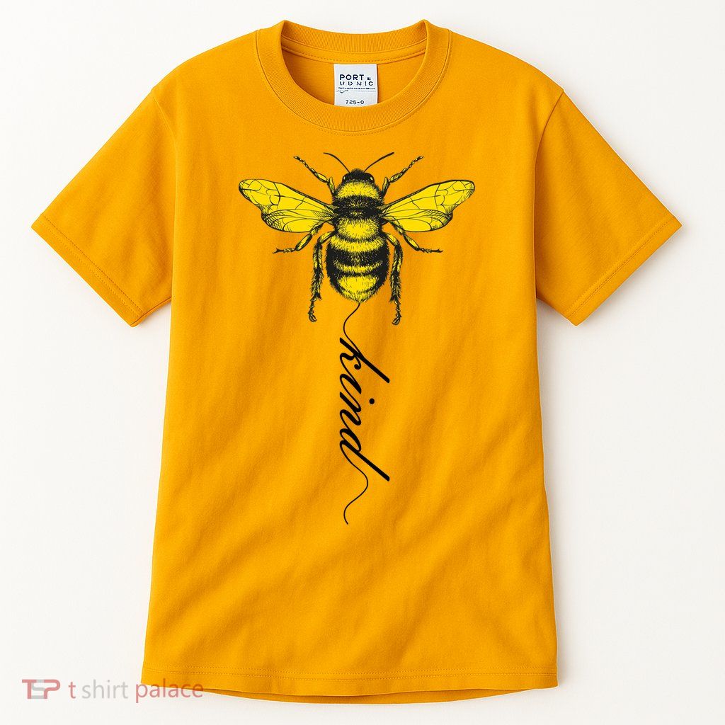 Bee Kind Bumblebee Script Tall T-Shirt