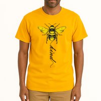 Bee Kind Bumblebee Script Tall T-Shirt