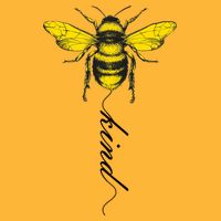 Bee Kind Bumblebee Script Premium T-Shirt