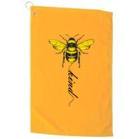 Bee Kind Bumblebee Script Platinum Collection Golf Towel