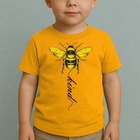 Bee Kind Bumblebee Script Toddler T-Shirt
