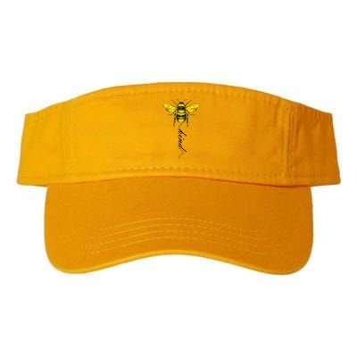 Bee Kind Bumblebee Script Valucap Bio-Washed Visor