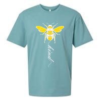 Bee Kind Bumblebee Script Sueded Cloud Jersey T-Shirt