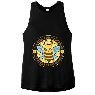 Bee Kind For No Reason Ladies PosiCharge Tri-Blend Wicking Tank