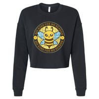 Bee Kind For No Reason Cropped Pullover Crew