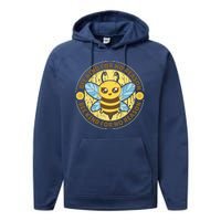 Bee Kind For No Reason Performance Fleece Hoodie