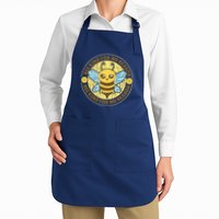Bee Kind For No Reason Full-Length Apron With Pockets