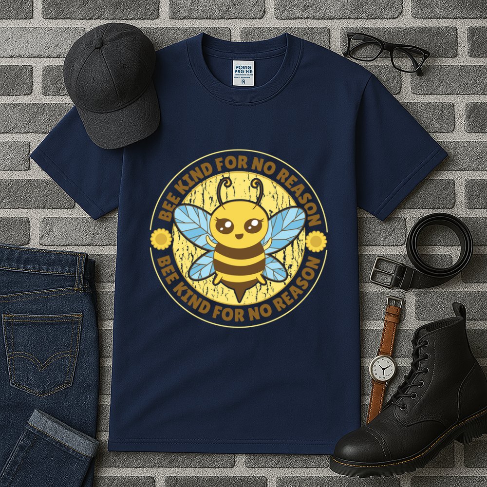 Bee Kind For No Reason Tall T-Shirt