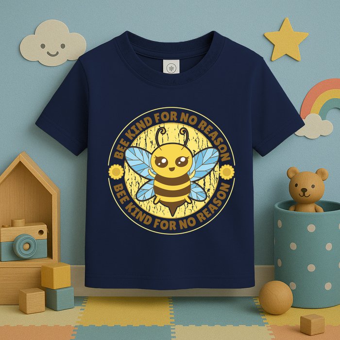 Bee Kind For No Reason Toddler T-Shirt
