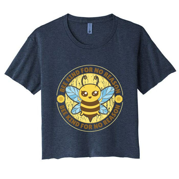 Bee Kind For No Reason Crop Top