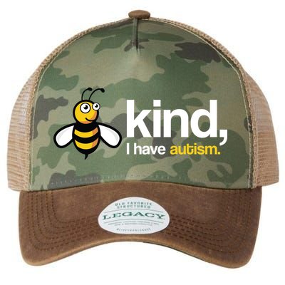 Bee Kind I Have Autism Legacy Tie Dye Trucker Hat