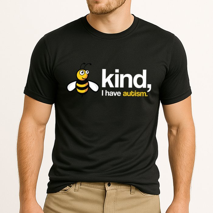 Bee Kind I Have Autism Cooling Performance Crew T-Shirt