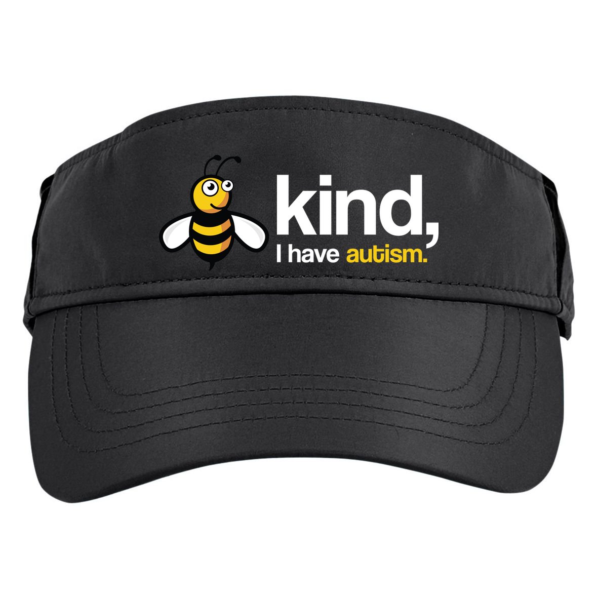 Bee Kind I Have Autism Adult Drive Performance Visor