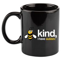 Bee Kind I Have Autism 11oz C Handle Ceramic Mug