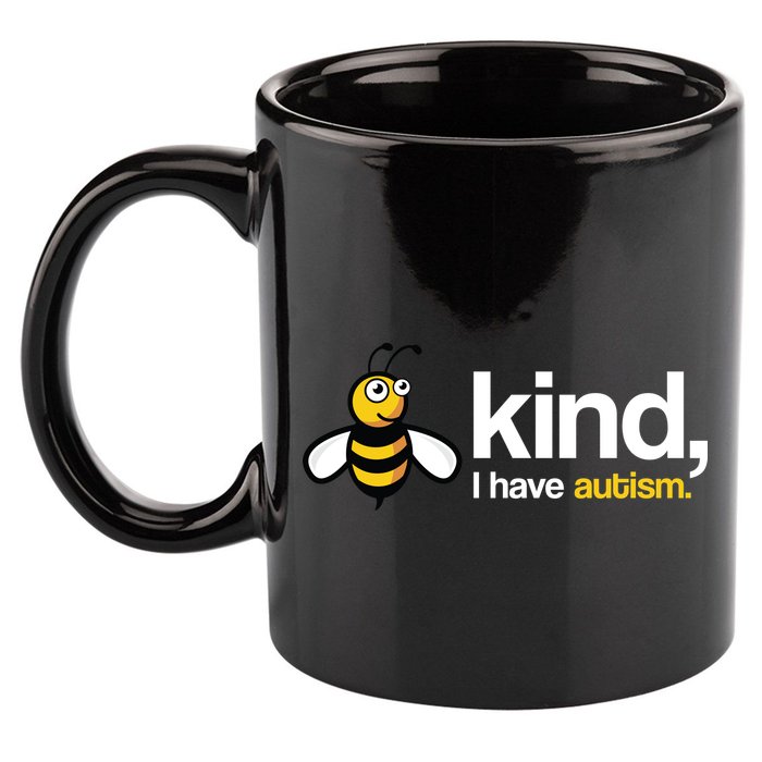 Bee Kind I Have Autism 11oz C Handle Ceramic Mug
