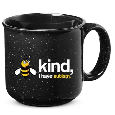 Bee Kind I Have Autism 15oz Campfire Ceramic Mug