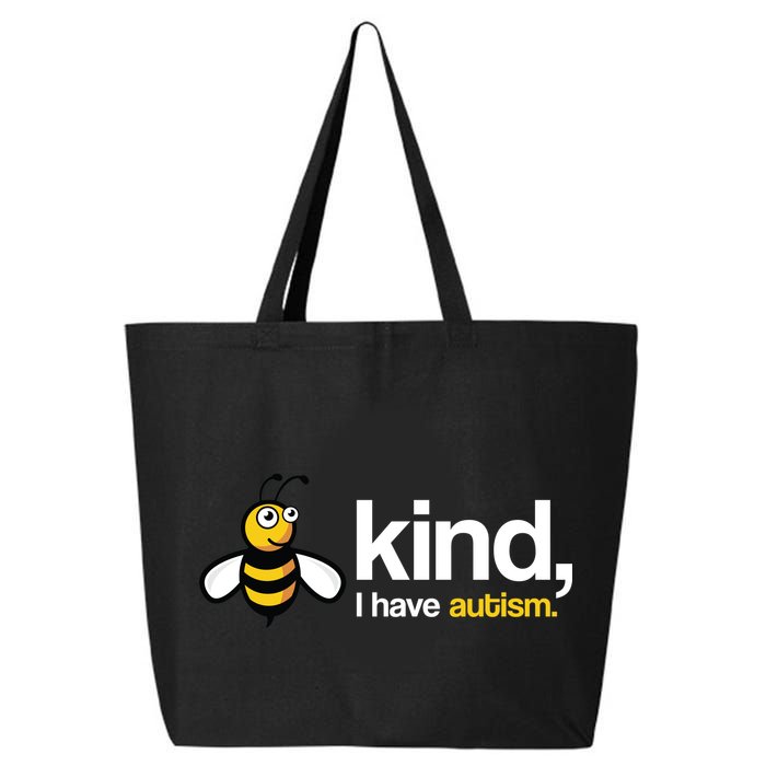 Bee Kind I Have Autism 25L Jumbo Tote