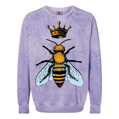 Bee King Crown Colorblast Crewneck Sweatshirt