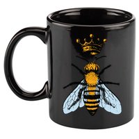 Bee King Crown 11oz C Handle Ceramic Mug