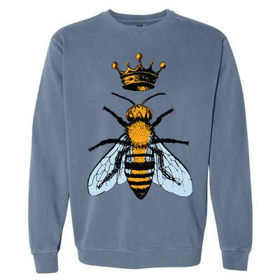 Bee King Crown Garment-Dyed Sweatshirt