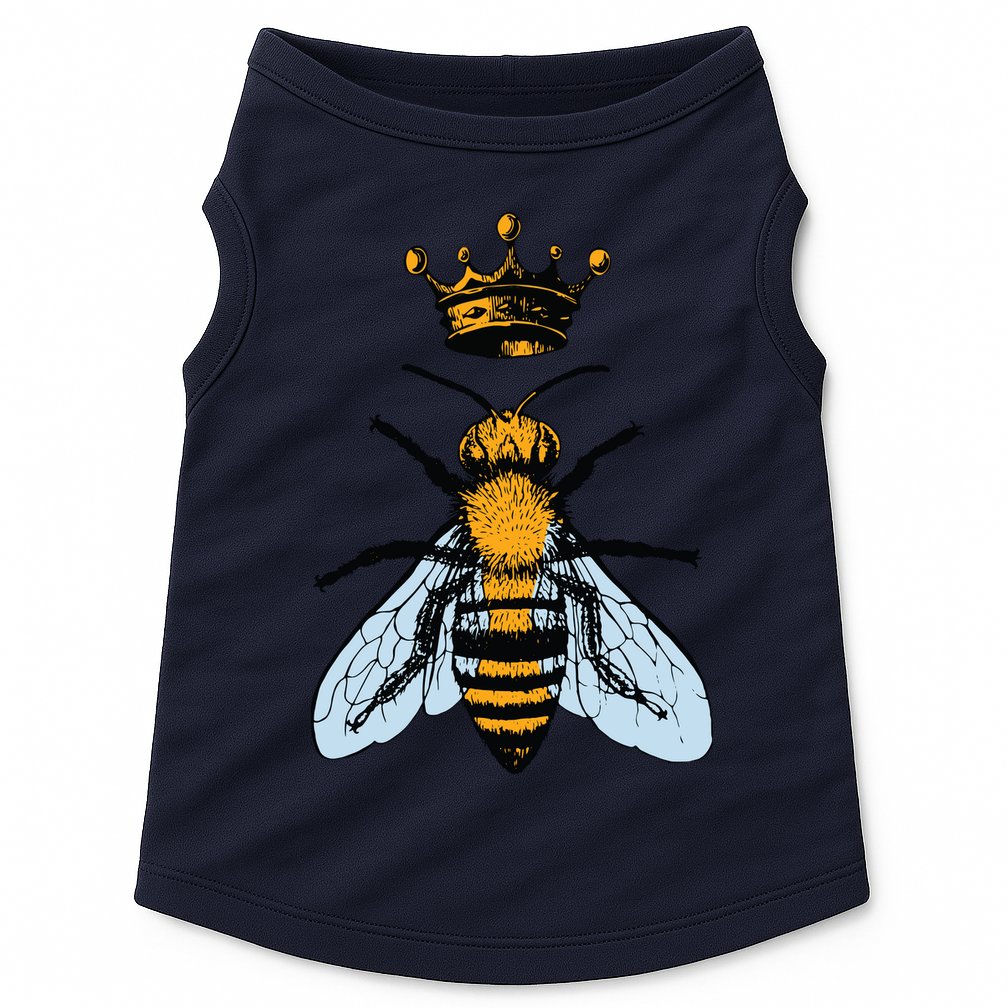 Bee King Crown Doggie Tank
