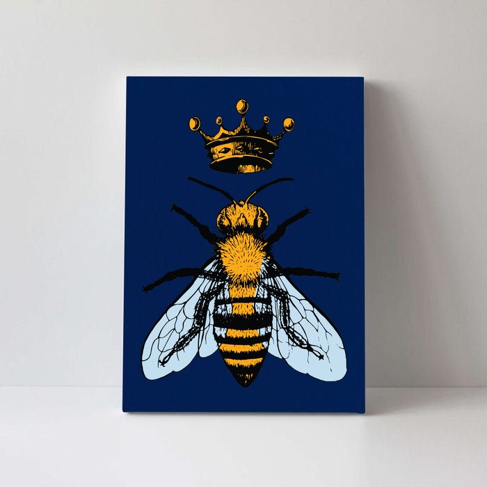 Bee King Crown Canvas