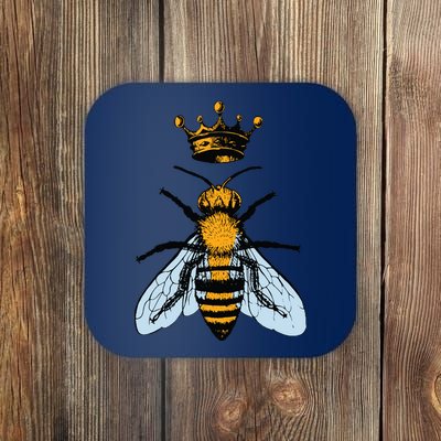 Bee King Crown Coaster