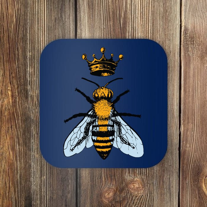 Bee King Crown Coaster