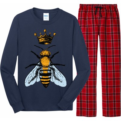 Bee King Crown Long Sleeve Pajama Set