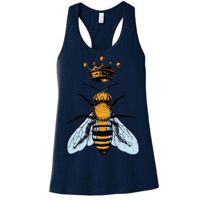 Bee King Crown Women's Racerback Tank