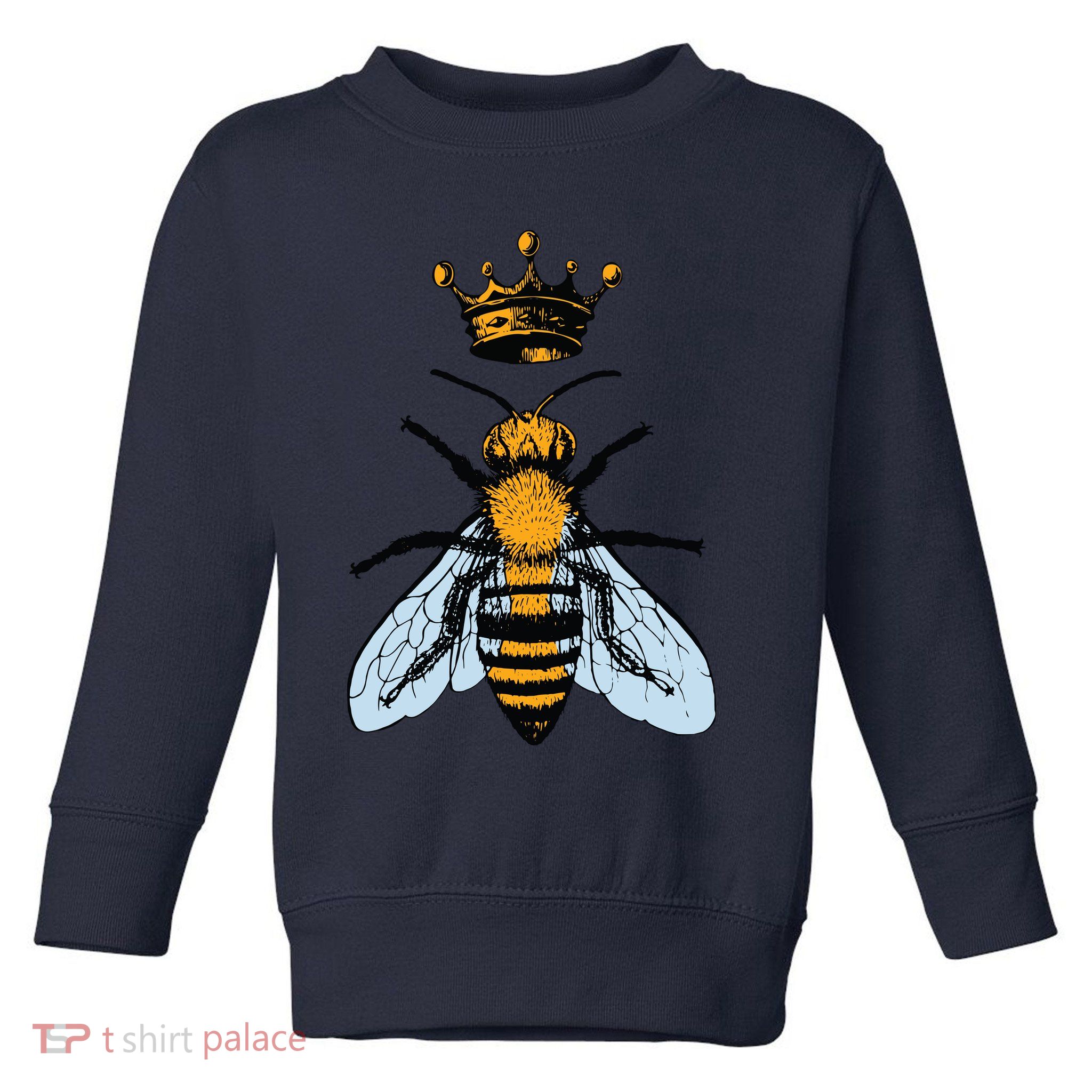 Bee King Crown Toddler Sweatshirt